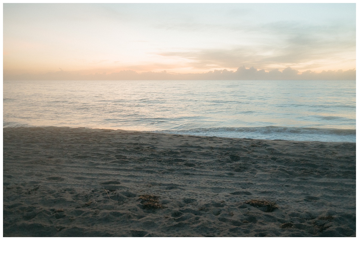 the sunrise over the ocean at sebastian inlet