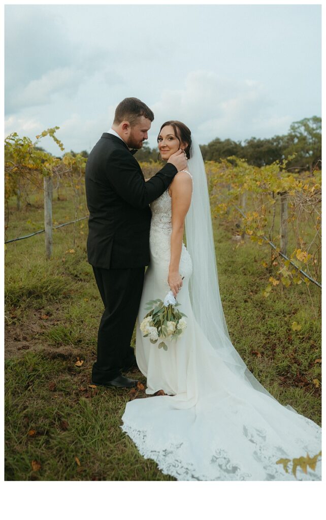 bride and groom portrait at Black Willow Ranch