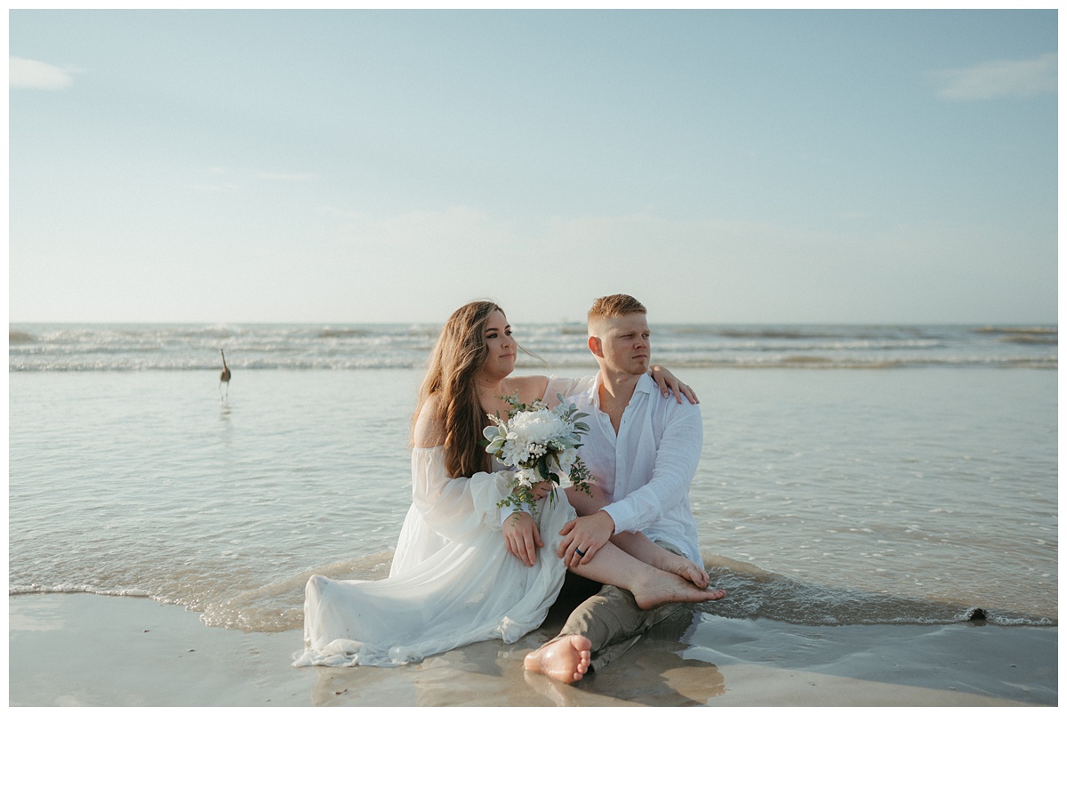 bride and grom portraits after elopement