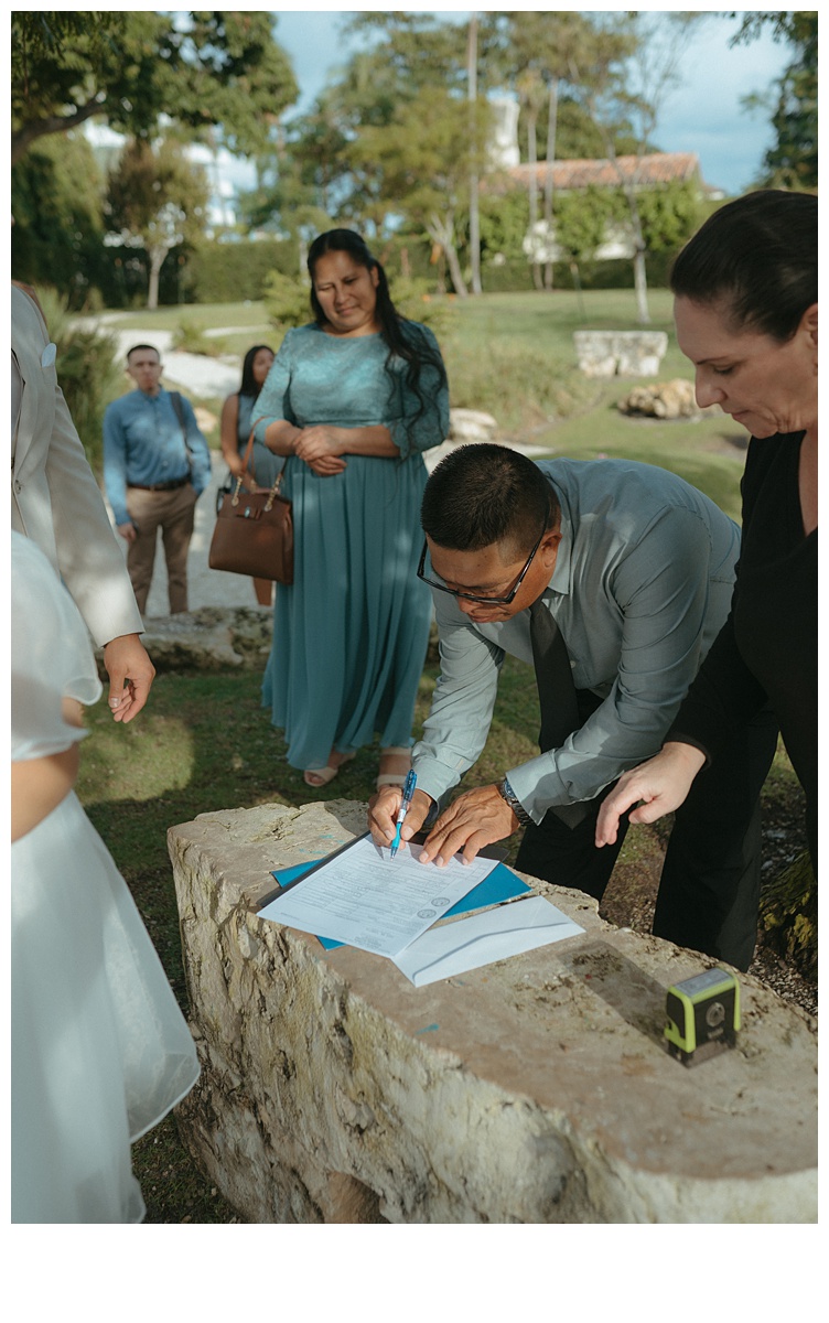 witness signing marriage license