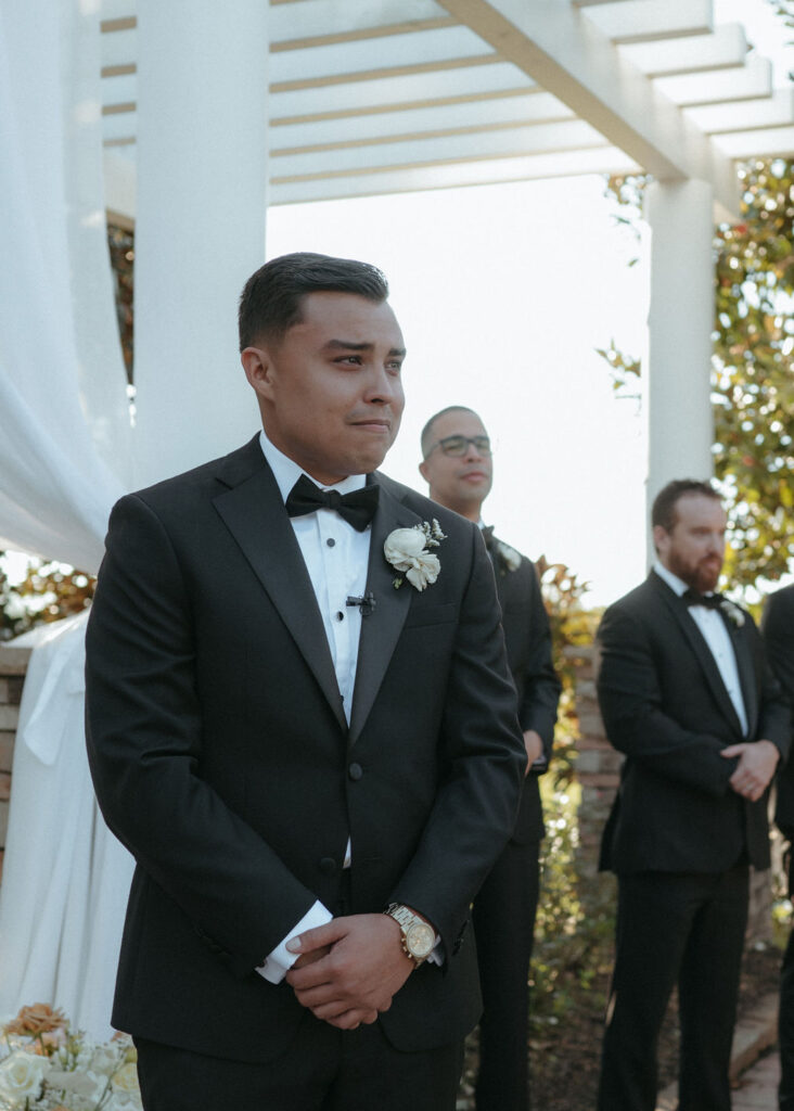 outdoor wedding ceremony at The Royal Crest Room in Florida